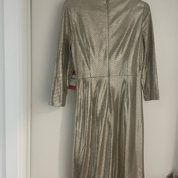 Beautiful gold dress! - Picture 3 of 6